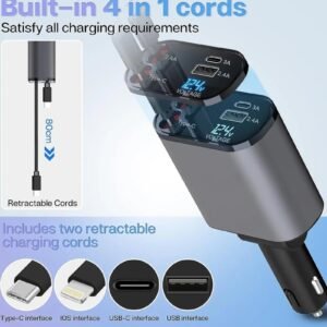 4 In 1 Car Charger