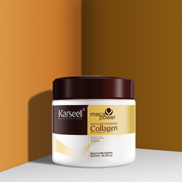 Karseell Collagen Hair Mask For Dry Damaged & All Hair Types - 500ml Jar