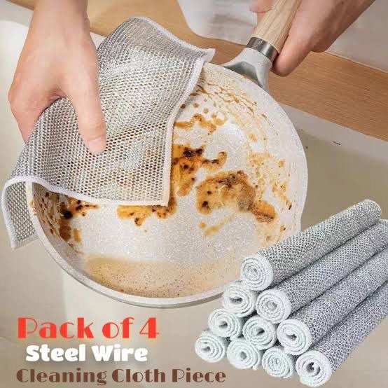 Wire Cleaning Cloth Pack of 4