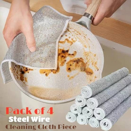 Wire Cleaning Cloth Pack of 4