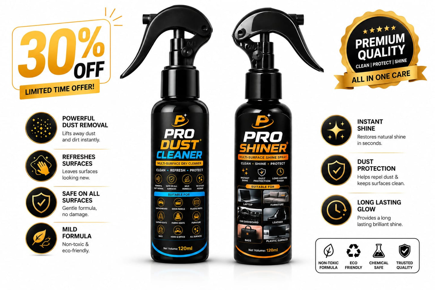 Pro shiner + Pro dust cleaner