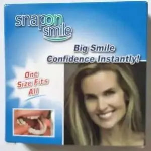 Snap On Smile  Veneers Teeth For Men And Women  Moldable False Artificial Braces Teeth